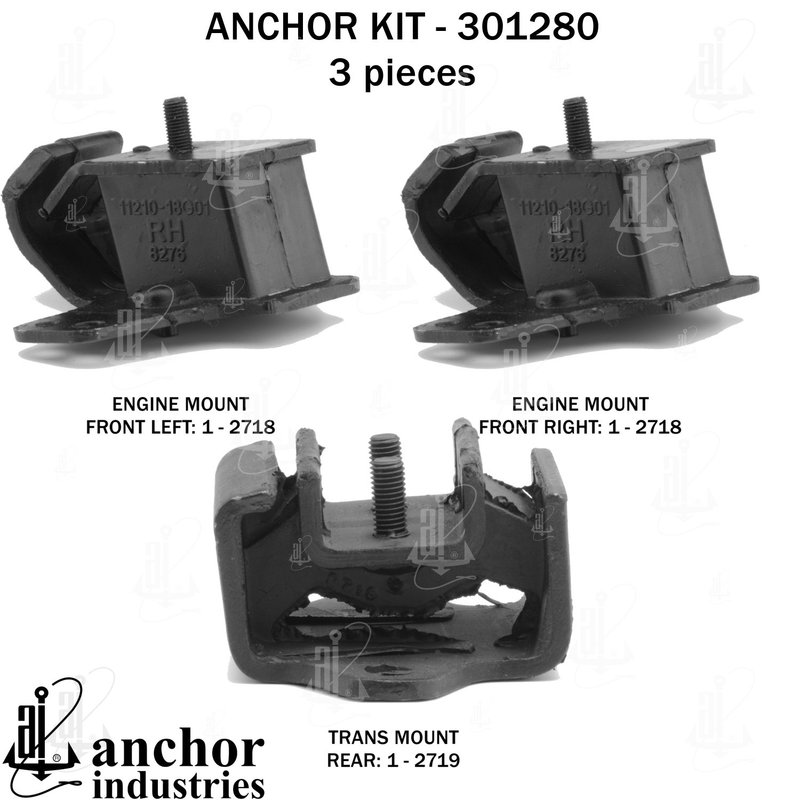 Anchor 301280 Engine Mount Kit