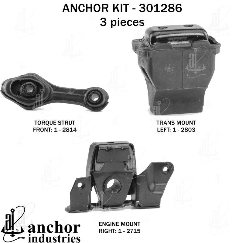 Anchor 301286 Engine Mount Kit