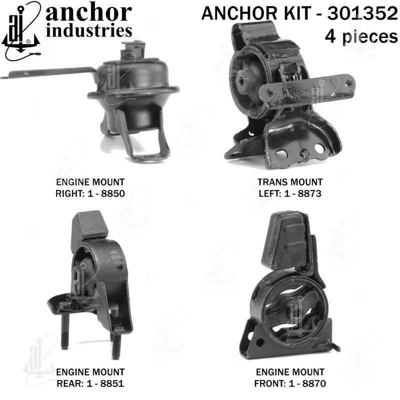 Anchor 301352 Engine Mount Kit