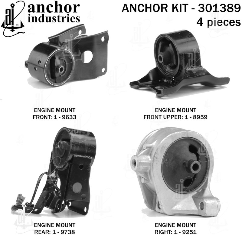 Anchor 301389 Engine Mount Kit
