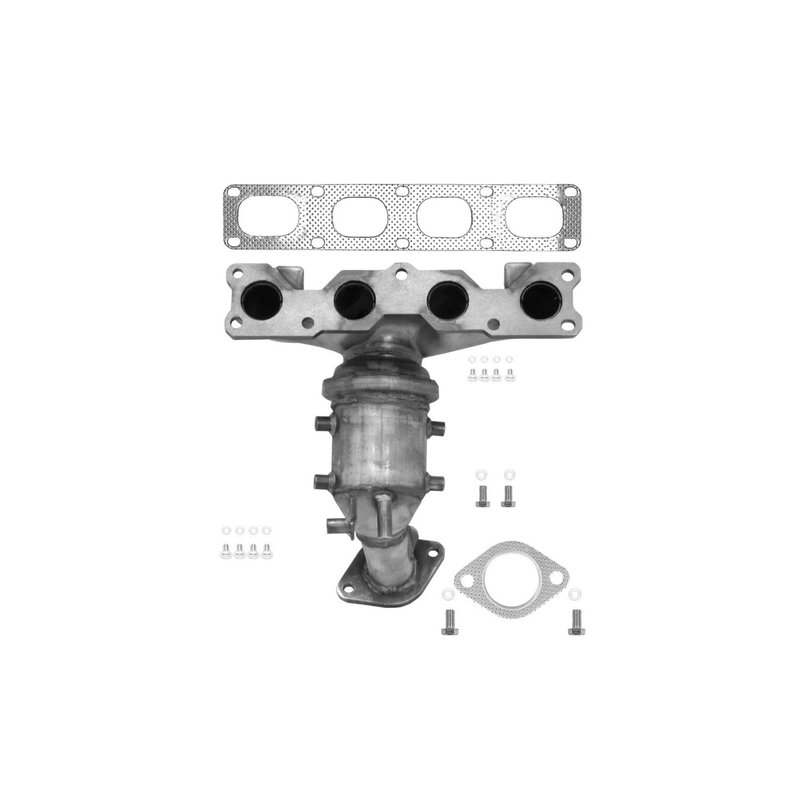 AP Exhaust 641498 Catalytic Converter with Integrated Exhaust Manifold - Front
