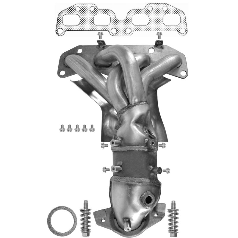 AP Exhaust 641519 Catalytic Converter with Integrated Exhaust Manifold - Front