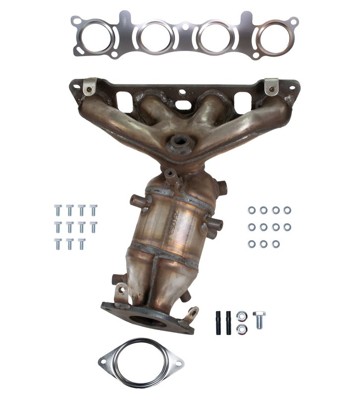 AP Exhaust 641629 Catalytic Converter with Integrated Exhaust Manifold - Front