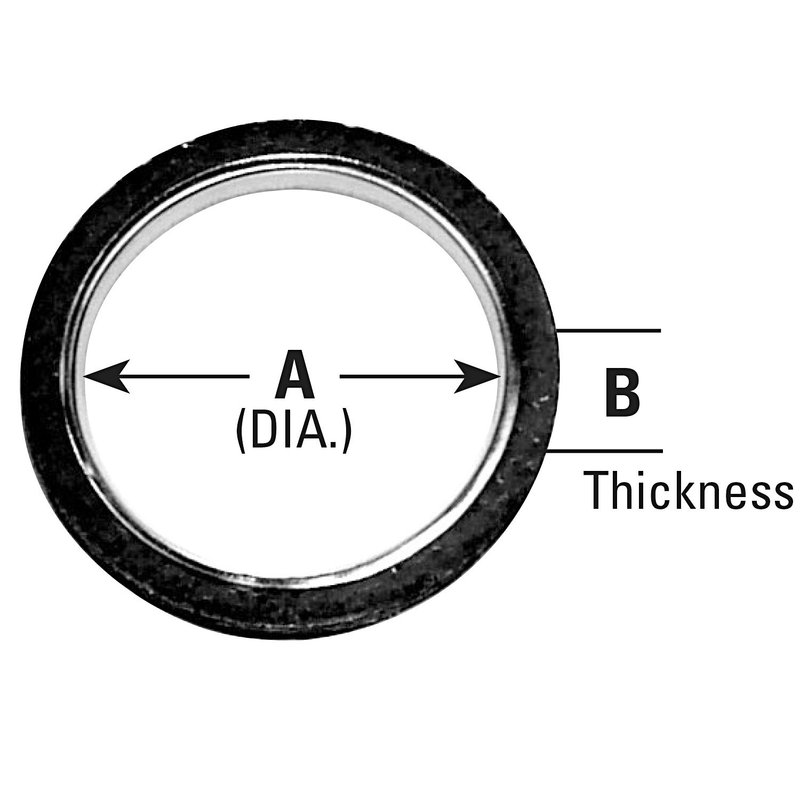 AP Exhaust 8731 Exhaust Pipe Flange Gasket - Left or Right