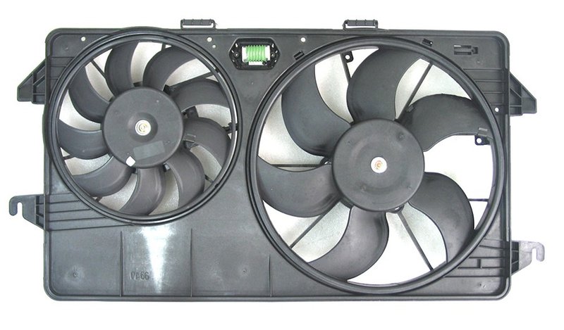 APDI 6010074 Dual Radiator and Condenser Fan Assembly