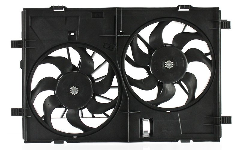 APDI 6010088 Dual Radiator and Condenser Fan Assembly