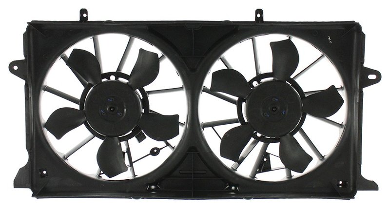 APDI 6010288 Dual Radiator and Condenser Fan Assembly