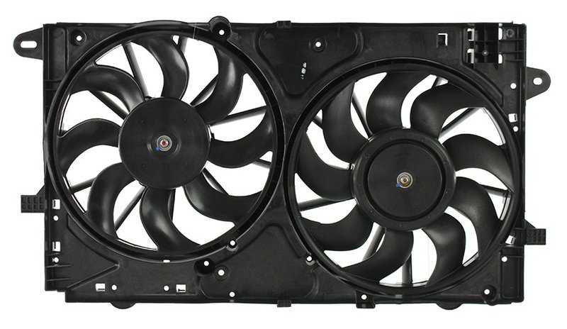 APDI 6010289 Dual Radiator and Condenser Fan Assembly