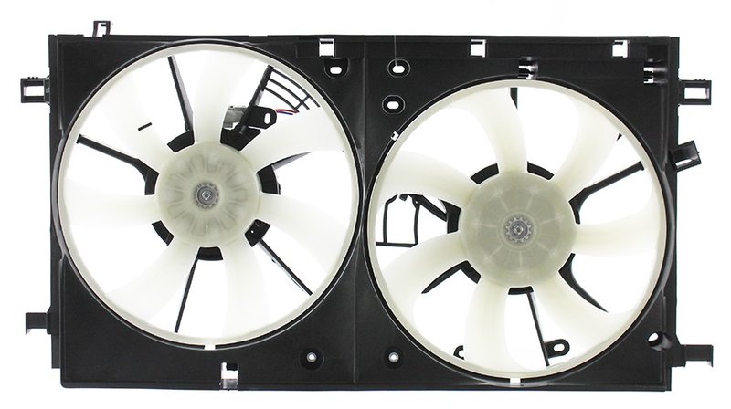 APDI 6010306 Dual Radiator and Condenser Fan Assembly