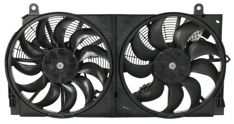 APDI 6010324 Dual Radiator and Condenser Fan Assembly