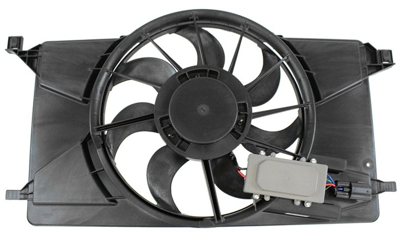 Agility Autoparts 6010377 Dual Radiator and Condenser Fan Assembly