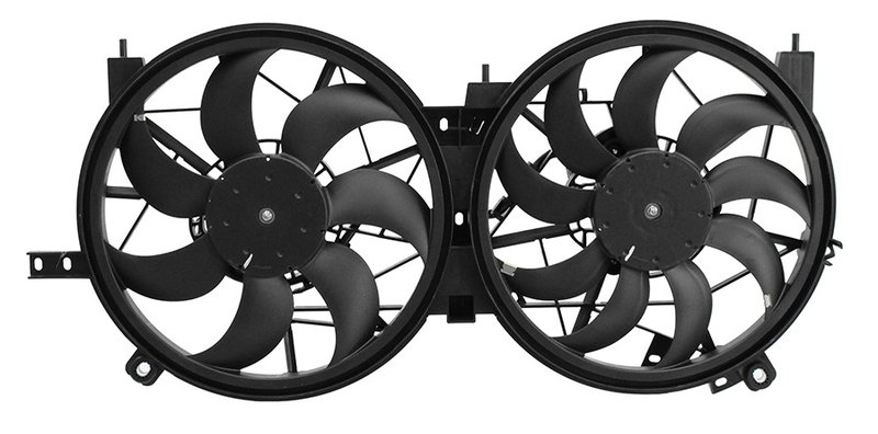 Agility Autoparts 6010460 Dual Radiator and Condenser Fan Assembly
