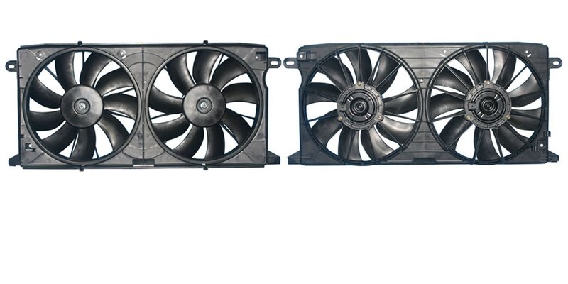 APDI 6014101 Dual Radiator and Condenser Fan Assembly