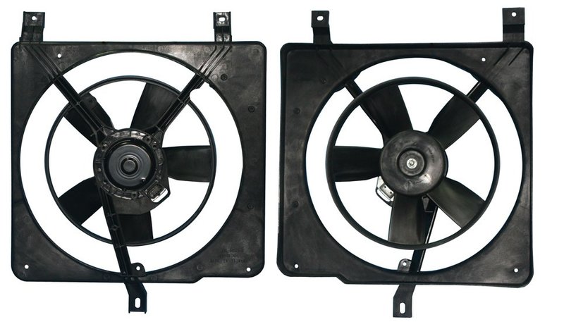 APDI 6016103 Dual Radiator and Condenser Fan Assembly