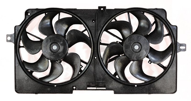 APDI 6016128 Dual Radiator and Condenser Fan Assembly