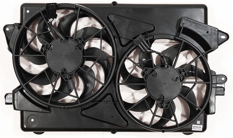 APDI 6016139 Dual Radiator and Condenser Fan Assembly