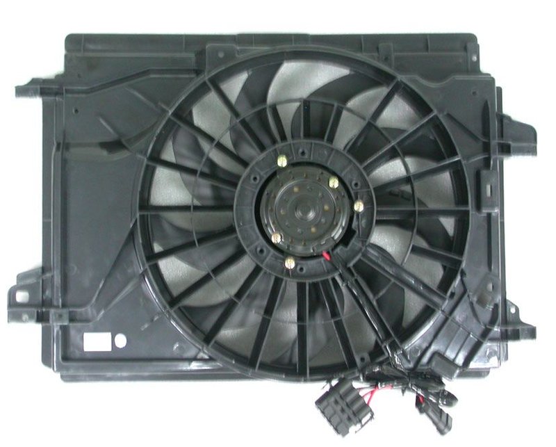 APDI 6016142 Dual Radiator and Condenser Fan Assembly