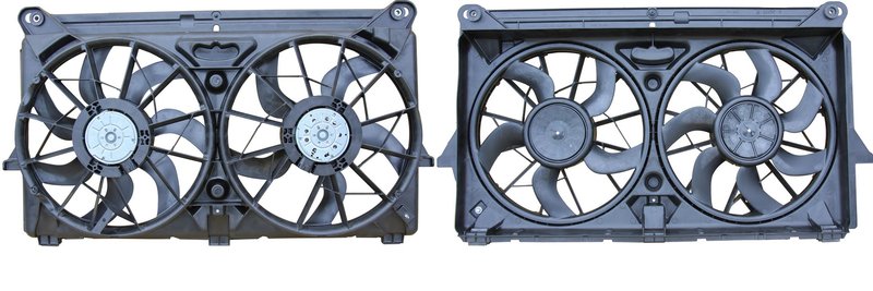 APDI 6016157 Dual Radiator and Condenser Fan Assembly