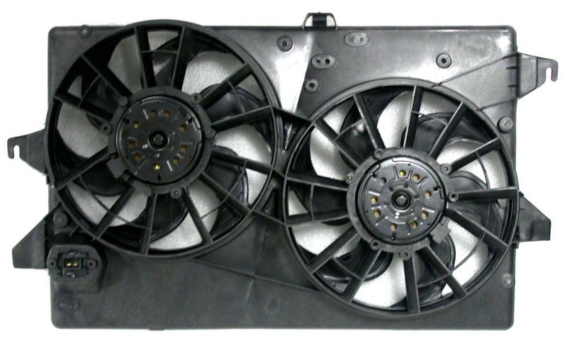 APDI 6018111 Dual Radiator and Condenser Fan Assembly