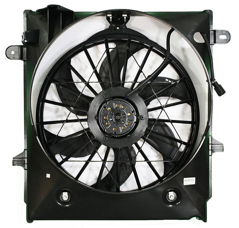 APDI 6018133 Dual Radiator and Condenser Fan Assembly
