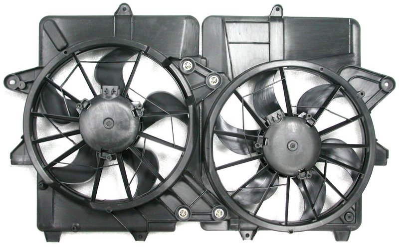 APDI 6018137 Dual Radiator and Condenser Fan Assembly