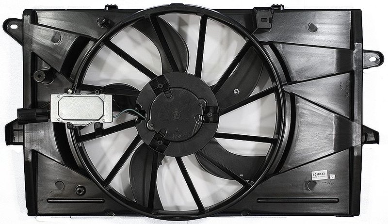 APDI 6018143 Dual Radiator and Condenser Fan Assembly