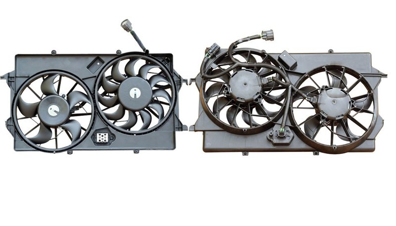 APDI 6018437 Dual Radiator and Condenser Fan Assembly