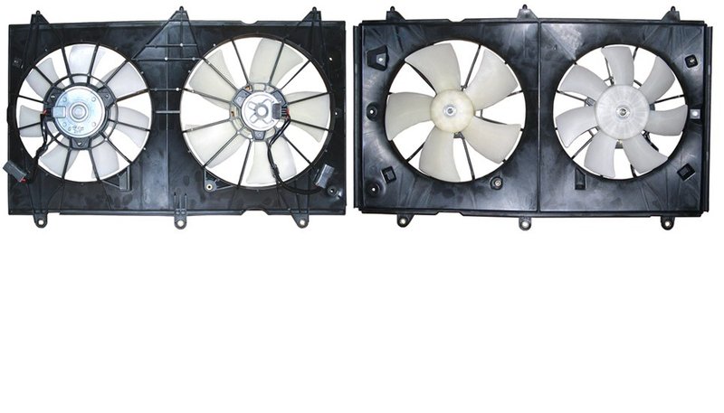 APDI 6019116 Dual Radiator and Condenser Fan Assembly