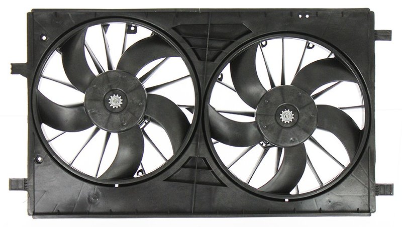 APDI 6022113 Dual Radiator and Condenser Fan Assembly