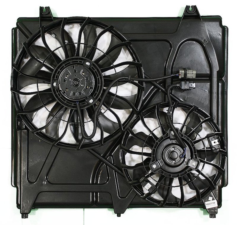 APDI 6023110 Dual Radiator and Condenser Fan Assembly