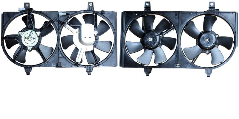 APDI 6029128 Dual Radiator and Condenser Fan Assembly