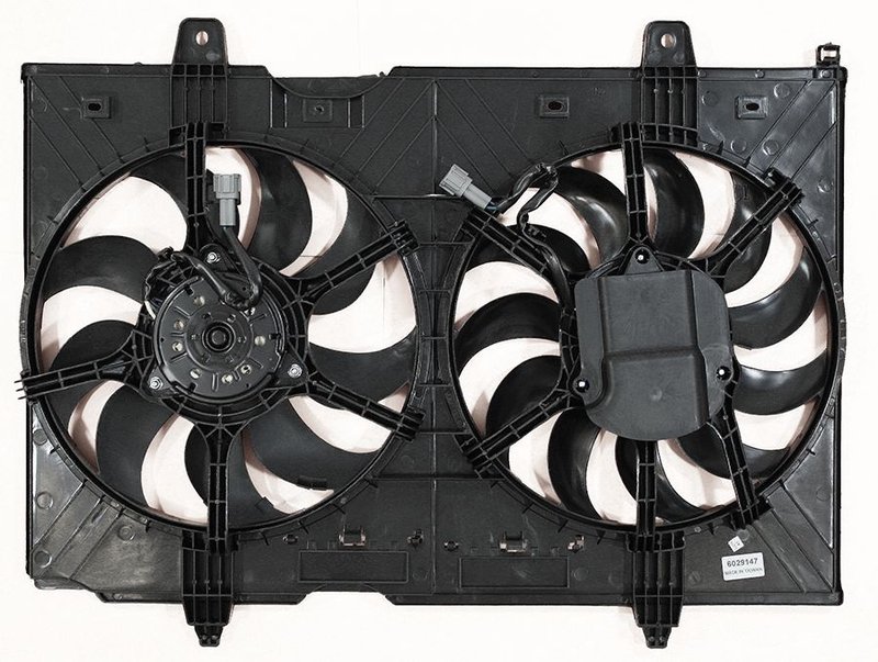 APDI 6029147 Dual Radiator and Condenser Fan Assembly