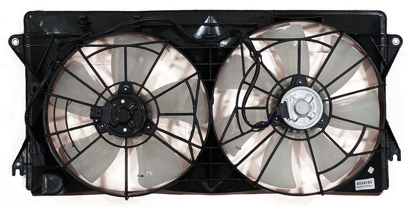 APDI 6034153 Dual Radiator and Condenser Fan Assembly