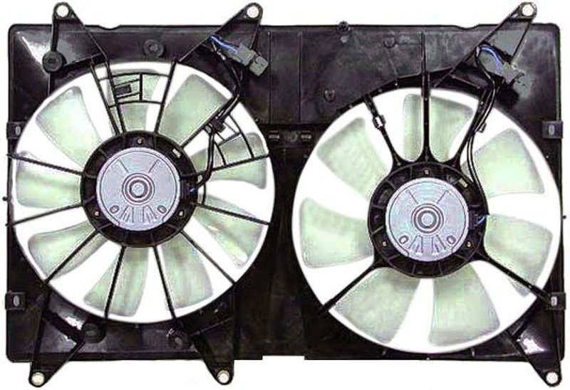 APDI 6034520 Dual Radiator and Condenser Fan Assembly