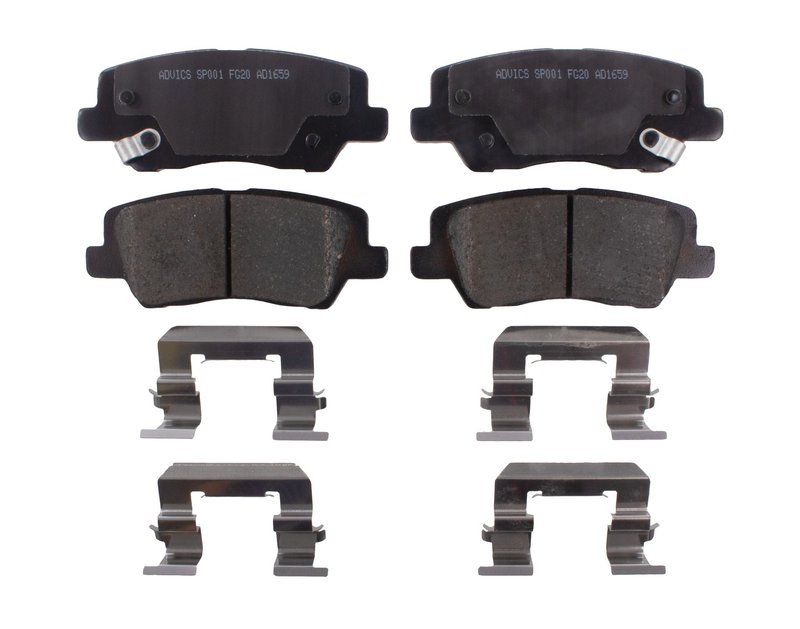 ADVICS AD1659 Disc Brake Pad Set - Rear