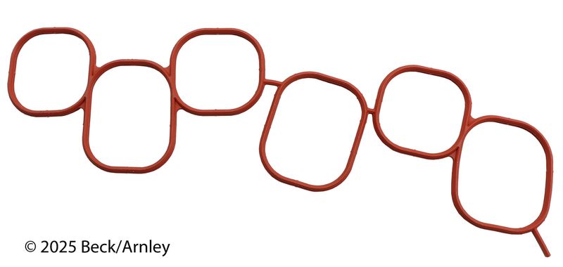 Beck Arnley 037-4893 Fuel Injection Plenum Gasket Set - Upper