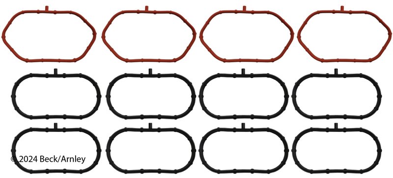 Beck Arnley 037-6252 Engine Intake Manifold Gasket Set - Lower and Upper