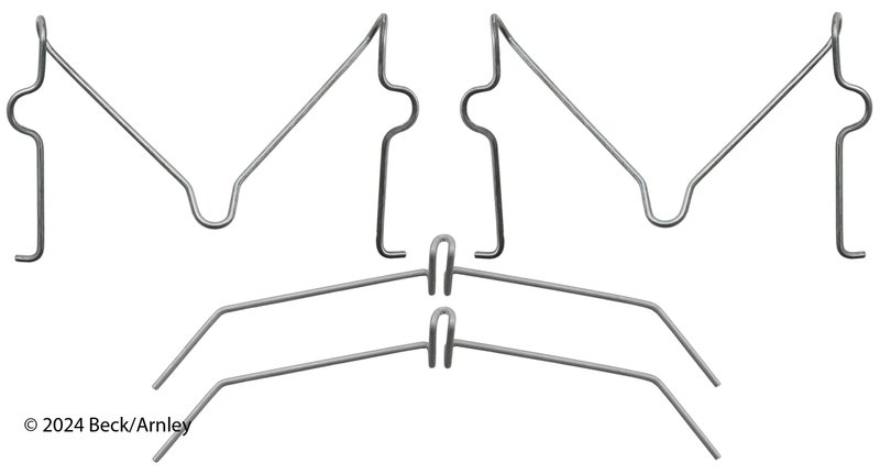 Beck Arnley 084-0876 Disc Brake Hardware Kit - Front