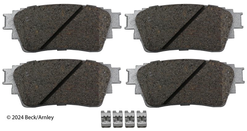 Beck Arnley 085-2158 Disc Brake Pad Set - Rear