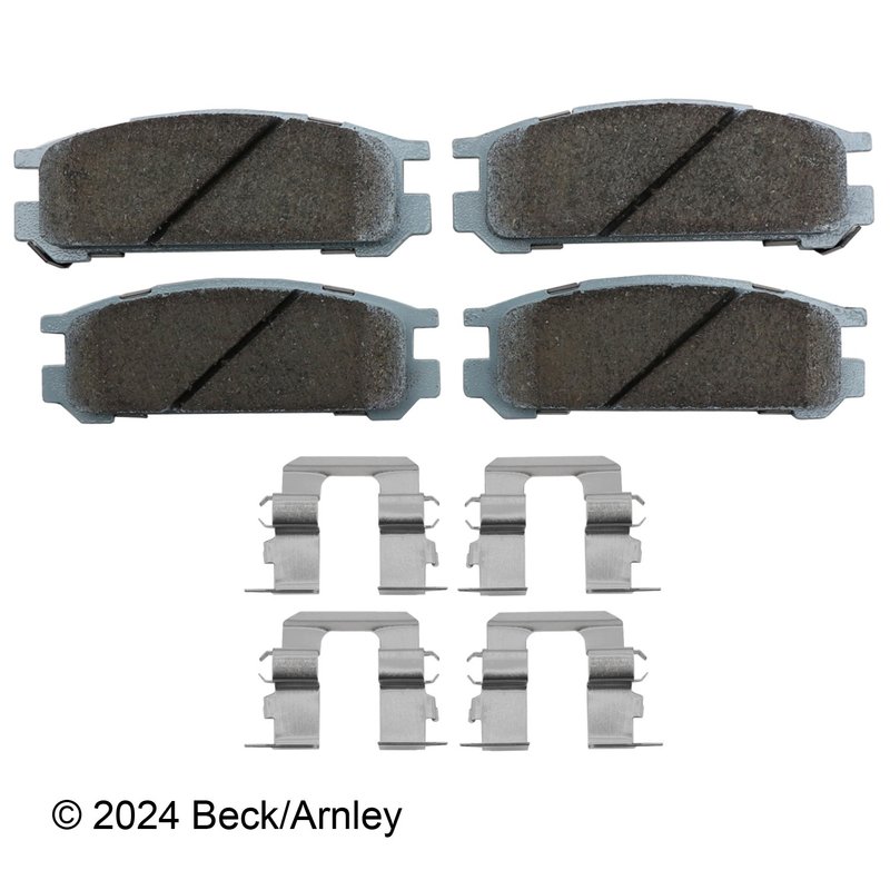 Beck Arnley 085-6378 Disc Brake Pad Set - Rear
