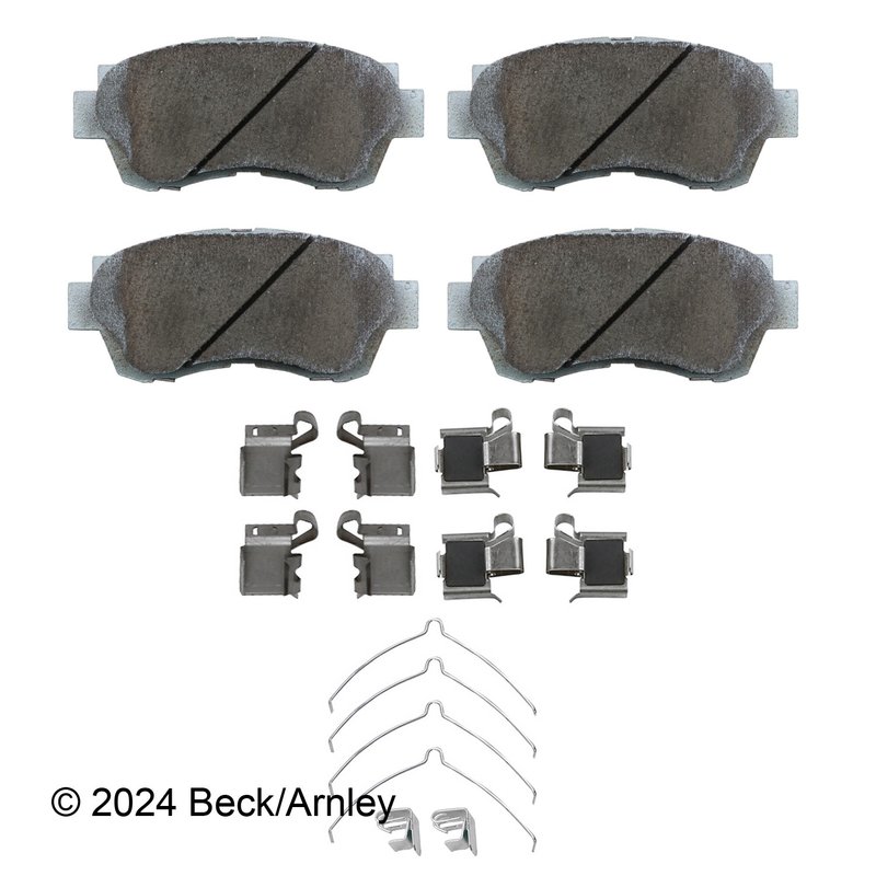 Beck Arnley 085-6379 Disc Brake Pad Set - Front