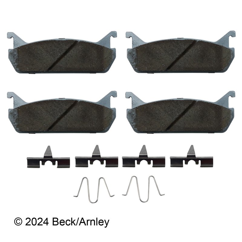 Beck Arnley 085-6389 Disc Brake Pad Set - Rear