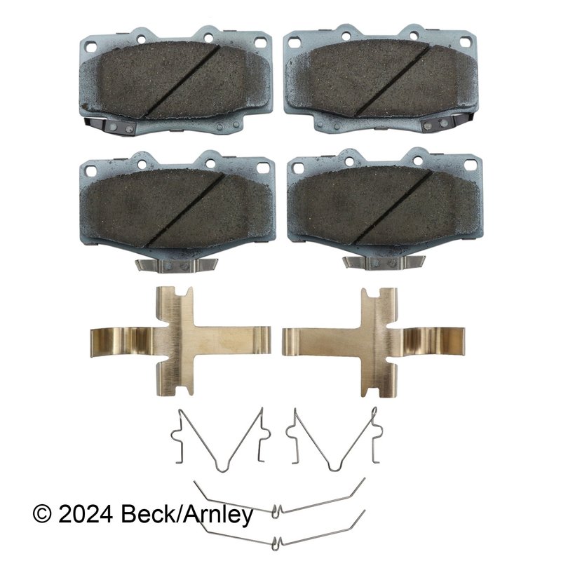 Beck Arnley 085-6391 Disc Brake Pad Set - Front