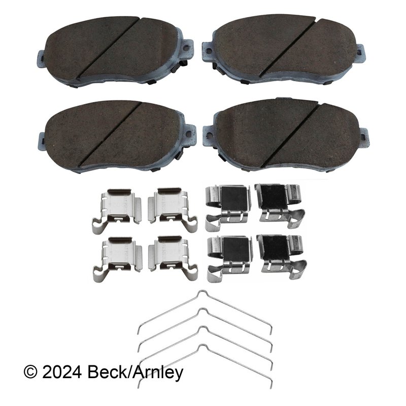 Beck Arnley 085-6506 Disc Brake Pad Set - Front