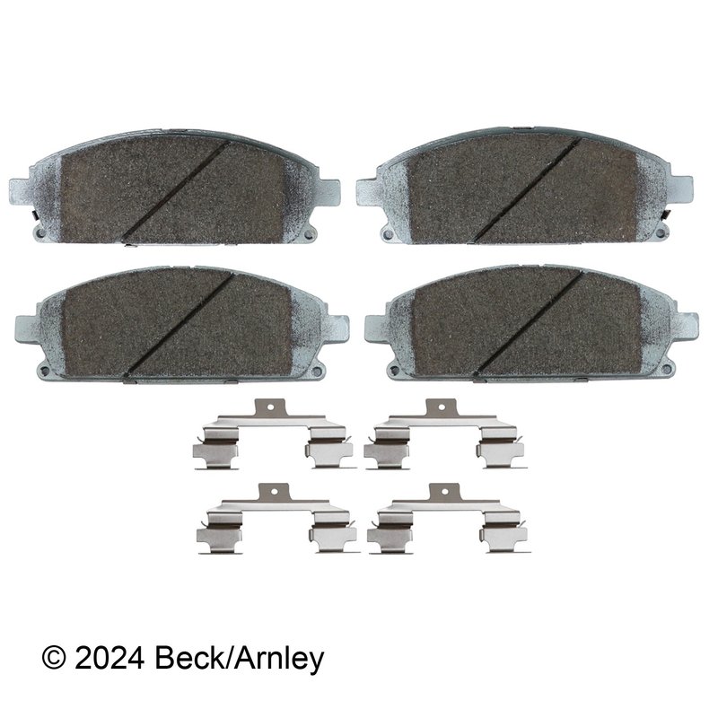Beck Arnley 085-6546 Disc Brake Pad Set - Front