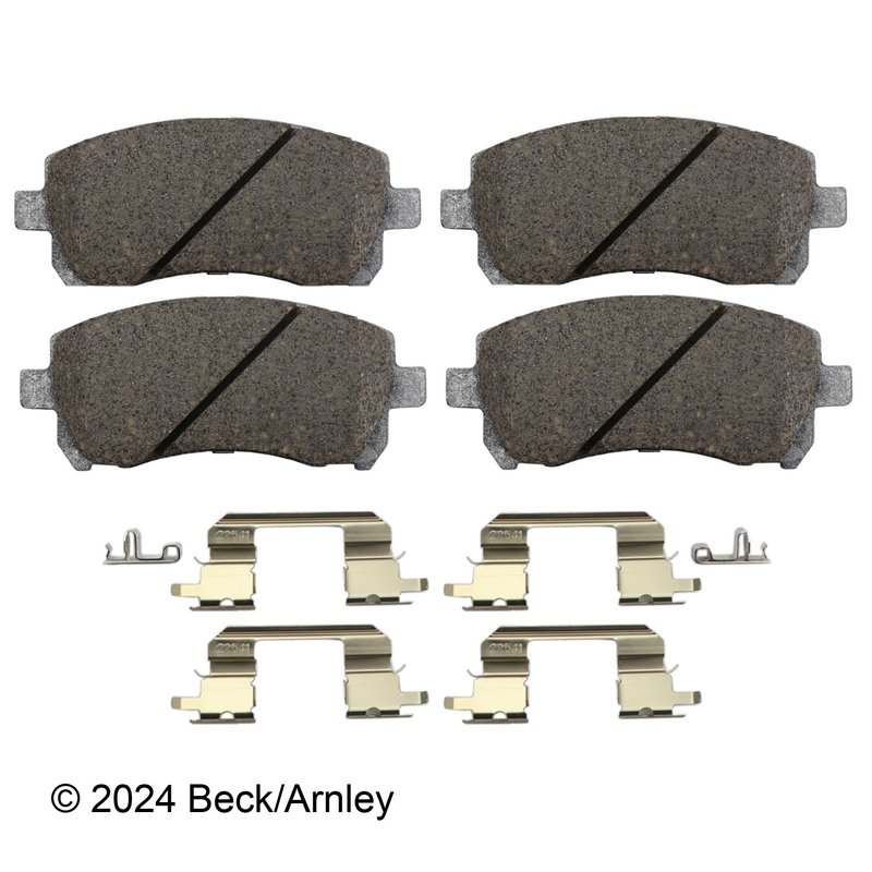 Beck Arnley 085-6554 Disc Brake Pad Set - Front