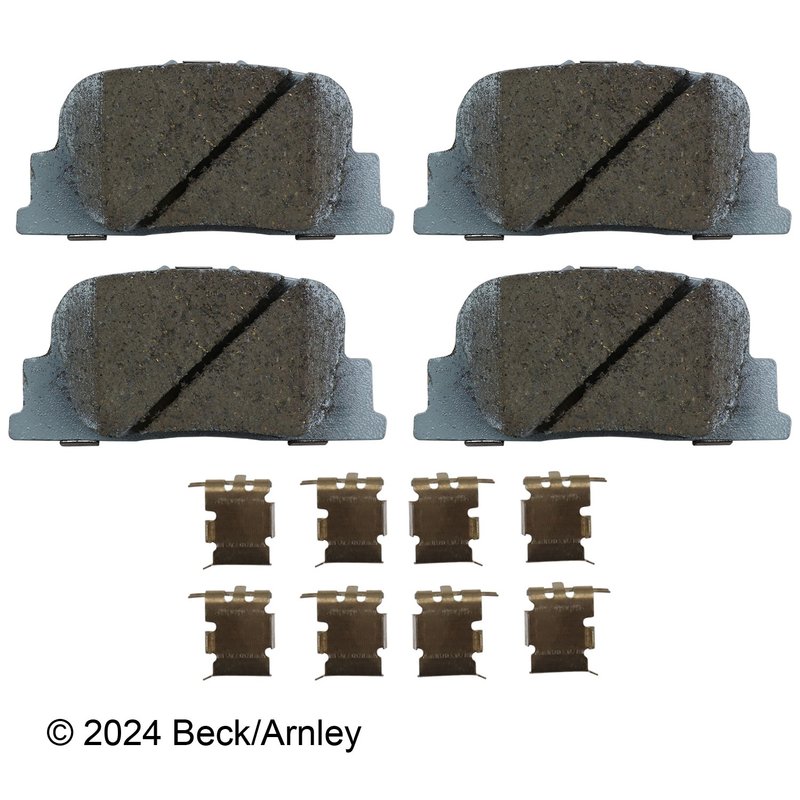 Beck Arnley 085-6670 Disc Brake Pad Set - Rear