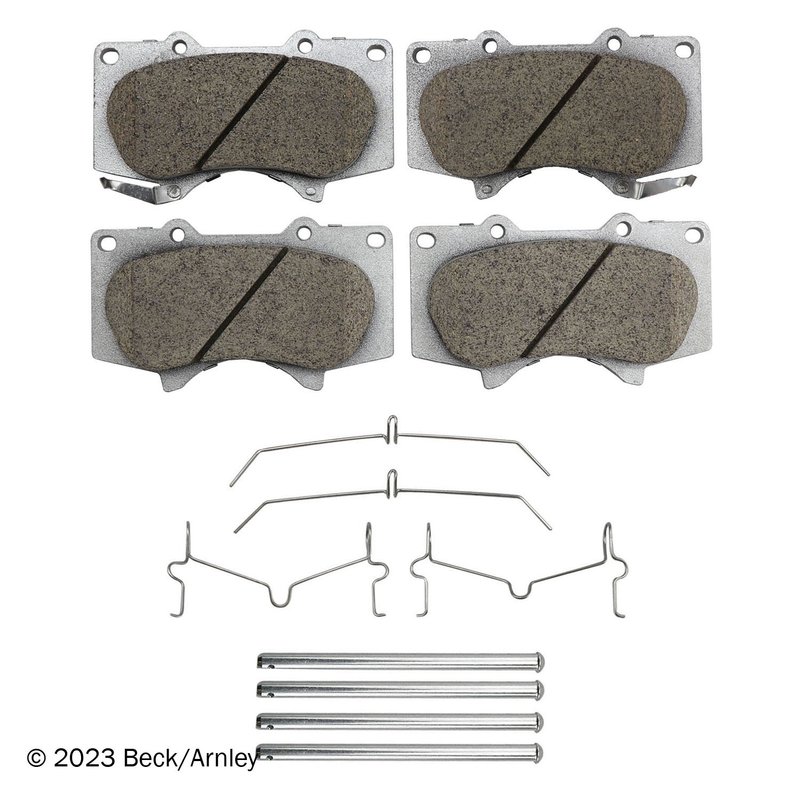 Beck Arnley 085-6678A Disc Brake Pad Set - Front