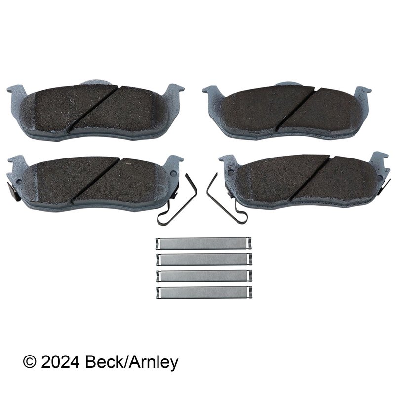 Beck Arnley 085-6731 Disc Brake Pad Set - Rear