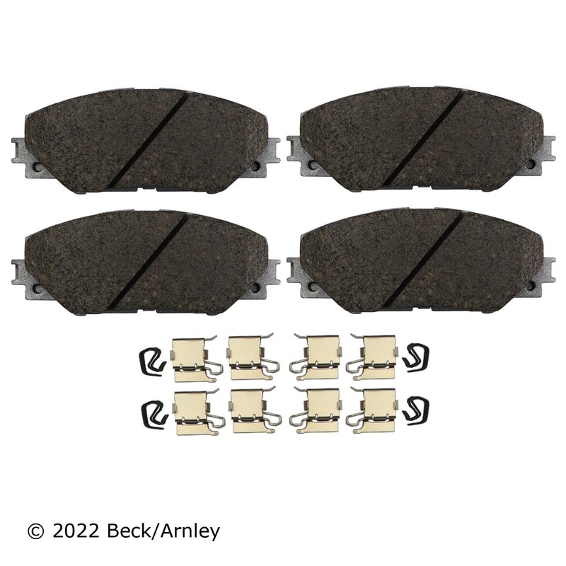 Beck Arnley 085-6790 Disc Brake Pad Set - Front